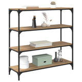 Armadio per Libri Rovere artigianale 100 x 33 x 100 cm