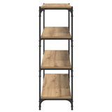 Armadio per Libri Rovere artigianale 100 x 33 x 100 cm