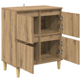 Credenza Rovere artigianale 60 x 35 x 70 cm Legno truciolato