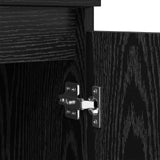 Credenza Rovere Nero 60 x 35 x 70 cm Legno truciolato