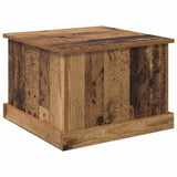 Tavolino da salotto con cassetto Legno vecchio 50 x 50 x 35 cm