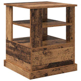 Armadio da Notte con cassetto Legno vecchio 50 x 50 x 60 cm