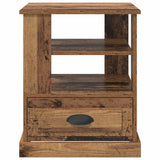 Armadio da Notte con cassetto Legno vecchio 50 x 50 x 60 cm