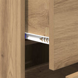 Credenza Rovere artigianale 34,5 x 34 x 90 cm Legno truciolato