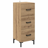 Credenza Rovere artigianale 34,5 x 34 x 90 cm Legno truciolato