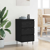 Credenza con cassetto Rovere Nero 40 x 35 x 70 cm