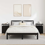 Armadio da Notte 2 pcs Rovere Nero 40 x 42 x 60cm