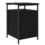 Armadio da Notte 2 pcs Rovere Nero 40 x 42 x 60cm