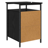 Armadio da Notte 2 pcs Rovere Nero 40 x 42 x 60cm
