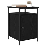 Armadio da Notte 2 pcs Rovere Nero 40 x 42 x 60cm