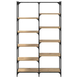 Libreria rovere artigianale 100 x 32 x 170 cm Legno truciolato