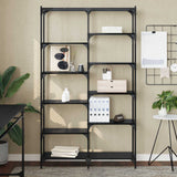 Libreria Rovere nero 100 x 32 x 170 cm Legno truciolato