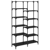 Libreria Rovere nero 100 x 32 x 170 cm Legno truciolato