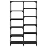 Libreria Rovere nero 100 x 32 x 170 cm Legno truciolato