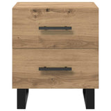 Armadio da Notte 2 pcs Rovere artigianale 40 x 35 x 47,5 cm