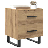 Armadio da Notte 2 pcs Rovere artigianale 40 x 35 x 47,5 cm