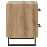 Armadio da Notte 2 pcs Rovere artigianale 40 x 35 x 47,5 cm