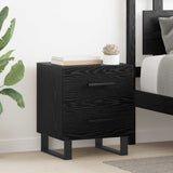 Armadio da Notte 2 pcs Rovere Nero 40 x 35 x 47,5 cm