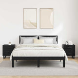Armadio da Notte 2 pcs Rovere Nero 40 x 35 x 47,5 cm