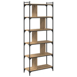 Libreria rovere artigianale 76 x 32 x 192 cm Legno truciolato