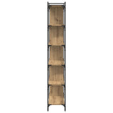 Libreria rovere artigianale 76 x 32 x 192 cm Legno truciolato