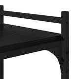 Libreria Rovere nero 76 x 32 x 192 cm Legno truciolato