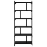 Libreria Rovere nero 76 x 32 x 192 cm Legno truciolato