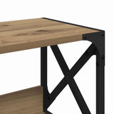 Supporto per Stampante Rovere artigianale 44 x 26 x 31.5 cm