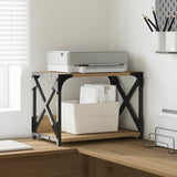 Supporto per Stampante Rovere artigianale 44 x 26 x 31.5 cm