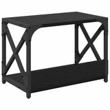Supporto per Stampante Rovere Nero 44 x 26 x 31.5 cm