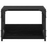Supporto per Stampante Rovere Nero 44 x 26 x 31.5 cm