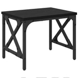 Supporto per Stampante Regolabile Rovere Nero 40 x 30 x 31 cm