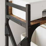 Supporto per Stampante Legno vecchio 40 x 20 x 40 cm