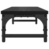 Supporto per Monitor Rovere Nero 85 x 23 x 15,5 cm