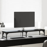 Supporto per Monitor Rovere Nero 105 x 23 x 15,5 cm
