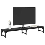 Supporto per Monitor Rovere Nero 105 x 23 x 15,5 cm