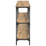 Tavolo consolle Rovere artigianale 150 x 29 x 75 cm