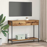Tavolo consolle con cassetto Legno vecchio 100 x 34,5 x 75 cm