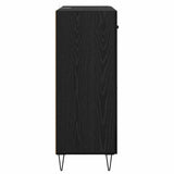Credenza Rovere Nero 69,5 x 34 x 90 cm Legno truciolato