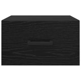 Armadio da Notte Rovere nero 35 x 35 x 20 cm Legno truciolato