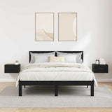 Armadio da Notte con cassetto 2 pcs Rovere nero 35 x 35 x 20 cm