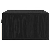 Armadio da Notte con cassetto 2 pcs Rovere nero 35 x 35 x 20 cm