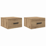 Armadio da Notte 2 pz 35 x 35 x 20 cm Legno truciolato