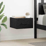 Armadio da Notte Rovere nero 35 x 35 x 20 cm Legno truciolato