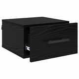 Armadio da Notte Rovere nero 35 x 35 x 20 cm Legno truciolato