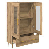 Credenza con cassetto Rovere artigianale 69,5 x 31 x 115 cm