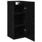 Pensile Rovere Nero 34,5 x 34 x 90 cm Legno truciolato