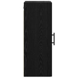 Pensile Rovere Nero 34,5 x 34 x 90 cm Legno truciolato