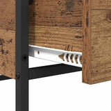 Tavolino da salotto con cassetto Legno vecchio 100 x 51 x 45 cm