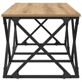Tavolino da salotto Rovere artigianale 100 x 49 x 40 cm